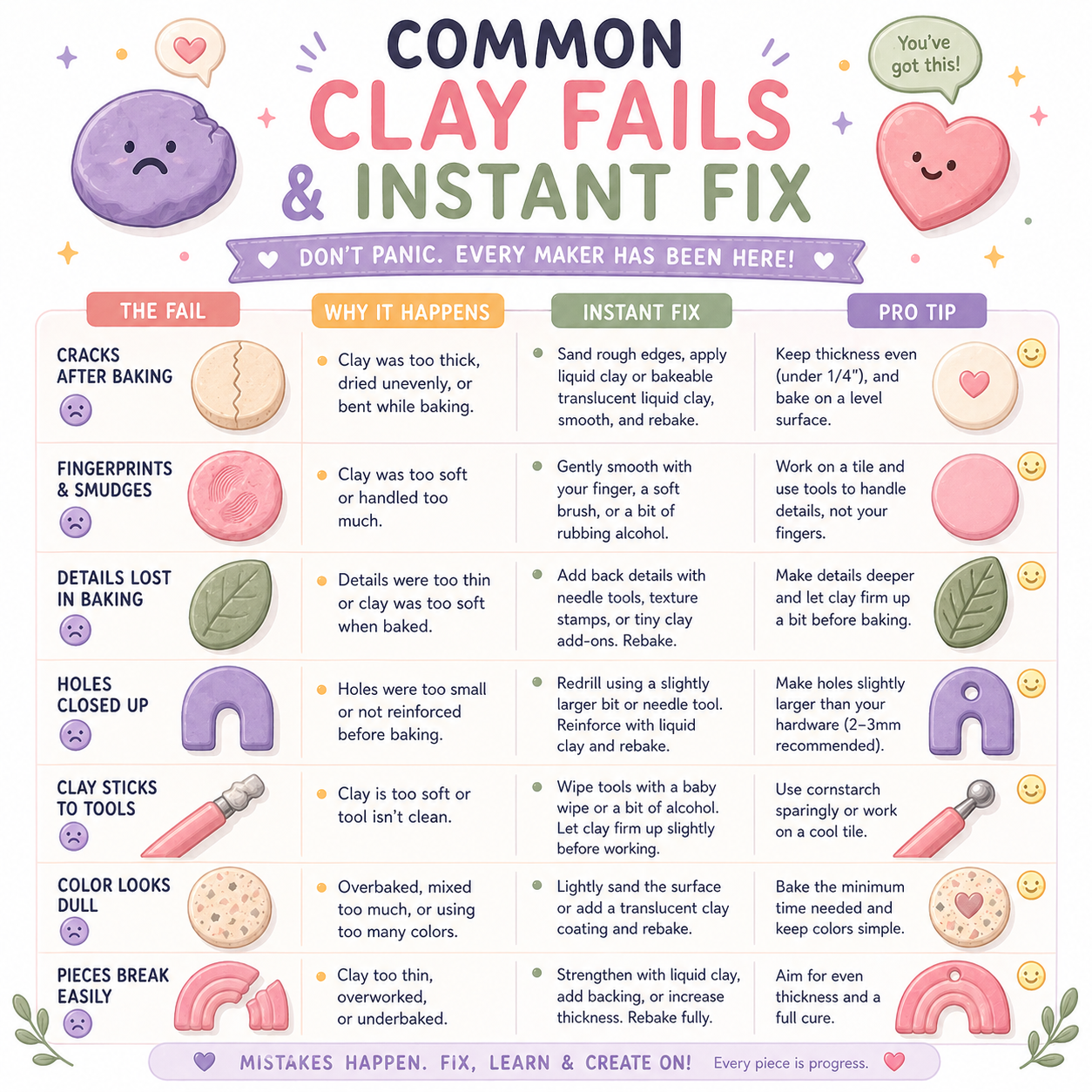 Common Clay Fails & Instant Fix